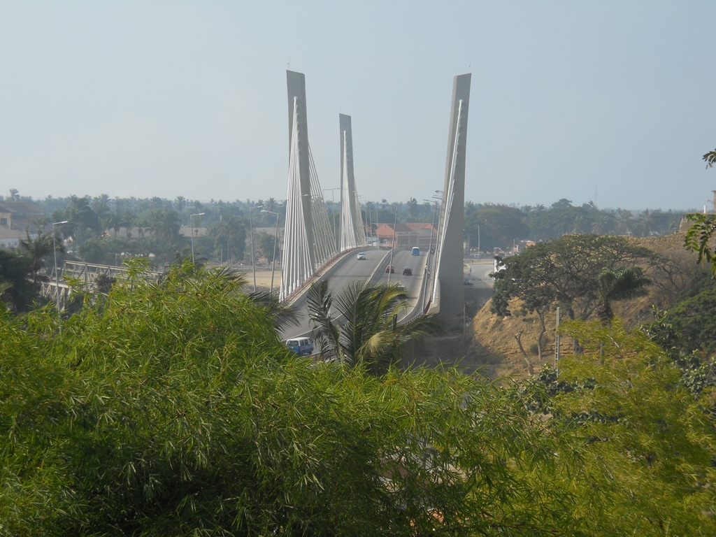 Bridge of the Cotumbela river, near to Lobito